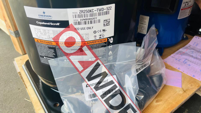 Copeland Refrigeration Compressor Cooling ZR250KC-TWD-522