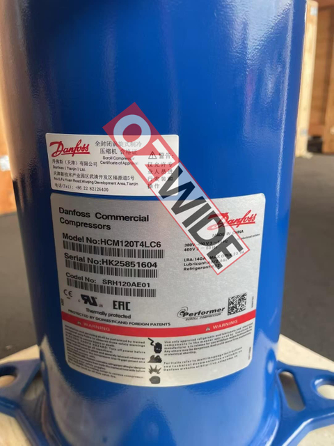 Danfoss Refrigeration Compressor Cooling HCM120T4LC6