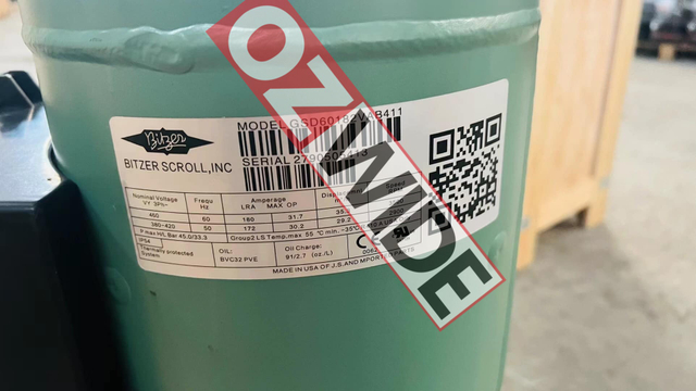 Bitzer Refrigeration Semi-hermetic Compressor Cooling GSD60182VAB411