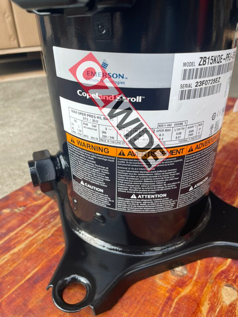 Copeland Refrigeration Compressor Cooling ZB15KQ-TFD-558