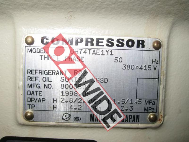 Bitzer Refrigeration Semi-hermetic Compressor Cooling 6H74TAE1Y1