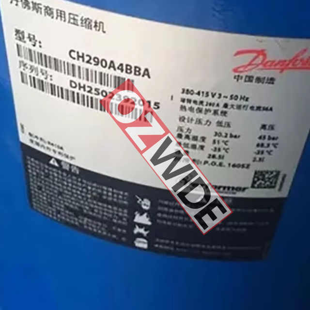 Danfoss Refrigeration Compressor Cooling CH290A4BBA