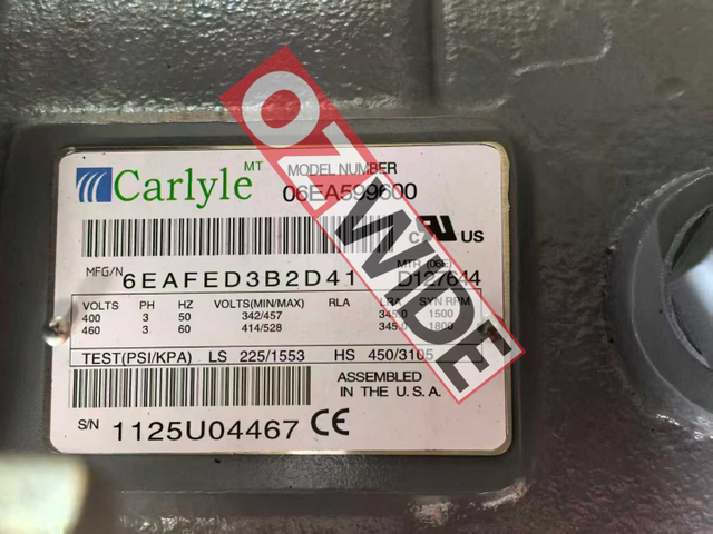 Carrier Refrigeration Compressor Cooling 06EA599600