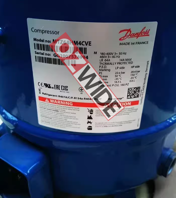 Danfoss Refrigeration Compressor Cooling MTZ64HM4CVE