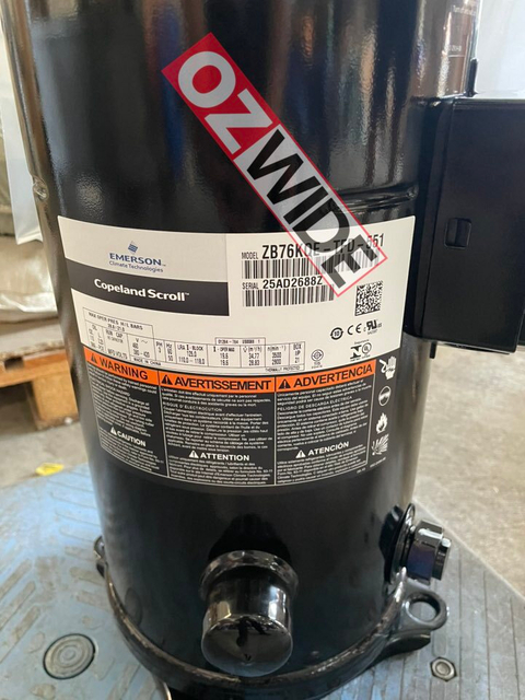 Copeland Refrigeration Compressor Cooling ZB76KQE-TFD-551