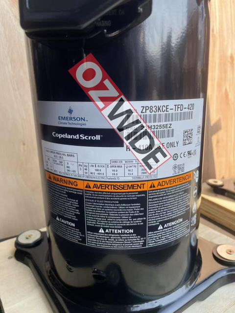 Copeland Refrigeration Compressor Cooling ZP83KCE-TFD-420