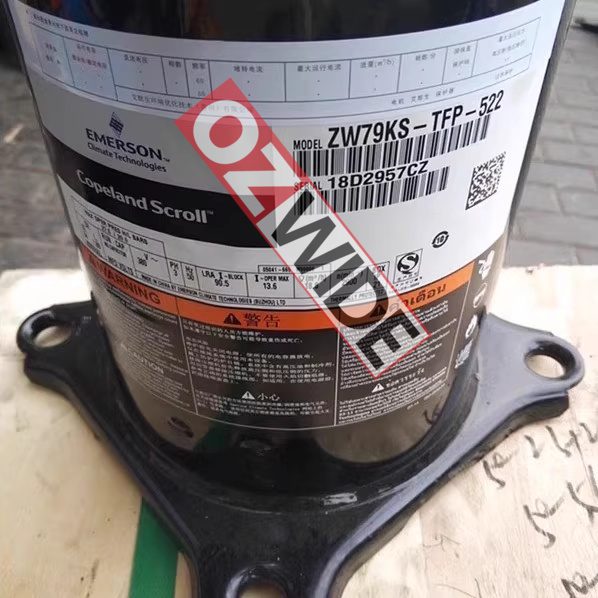 Copeland Refrigeration Compressor Cooling ZW79KS-TFP-522