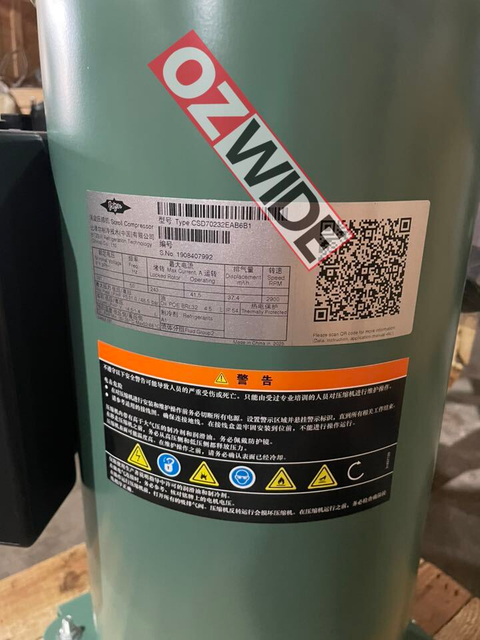 Bitzer Refrigeration Semi-hermetic Compressor Cooling CSD70232EAB6B1