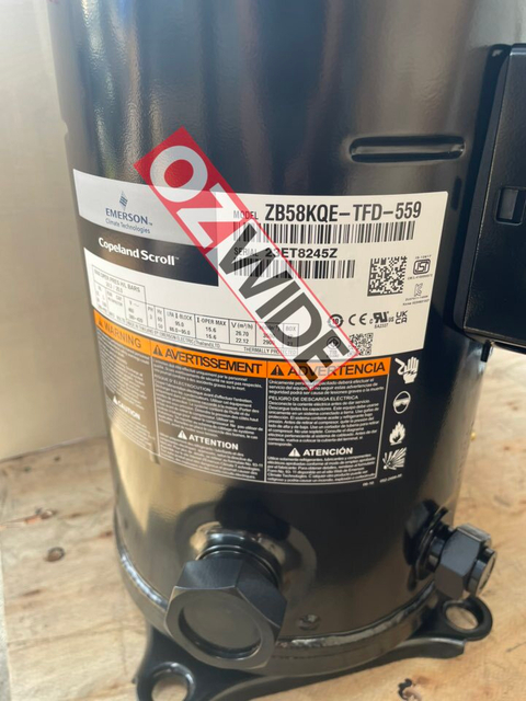 Copeland Refrigeration Compressor Cooling ZB58KQE-TFD-559