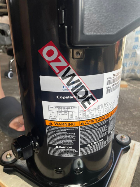 Copeland Refrigeration Compressor Cooling ZB21KQE-PFJ-511
