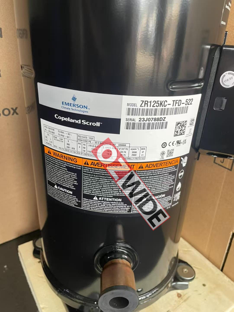 Copeland Refrigeration Compressor Cooling ZR125KC-TFD-522