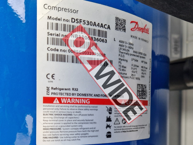 Danfoss Refrigeration Compressor Cooling DSF530A4ACA